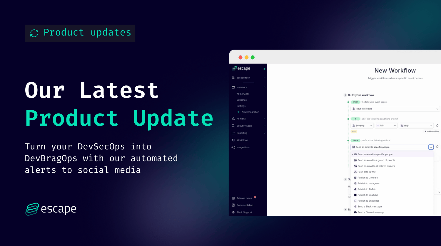 Product Update: Automate alerts to your social media