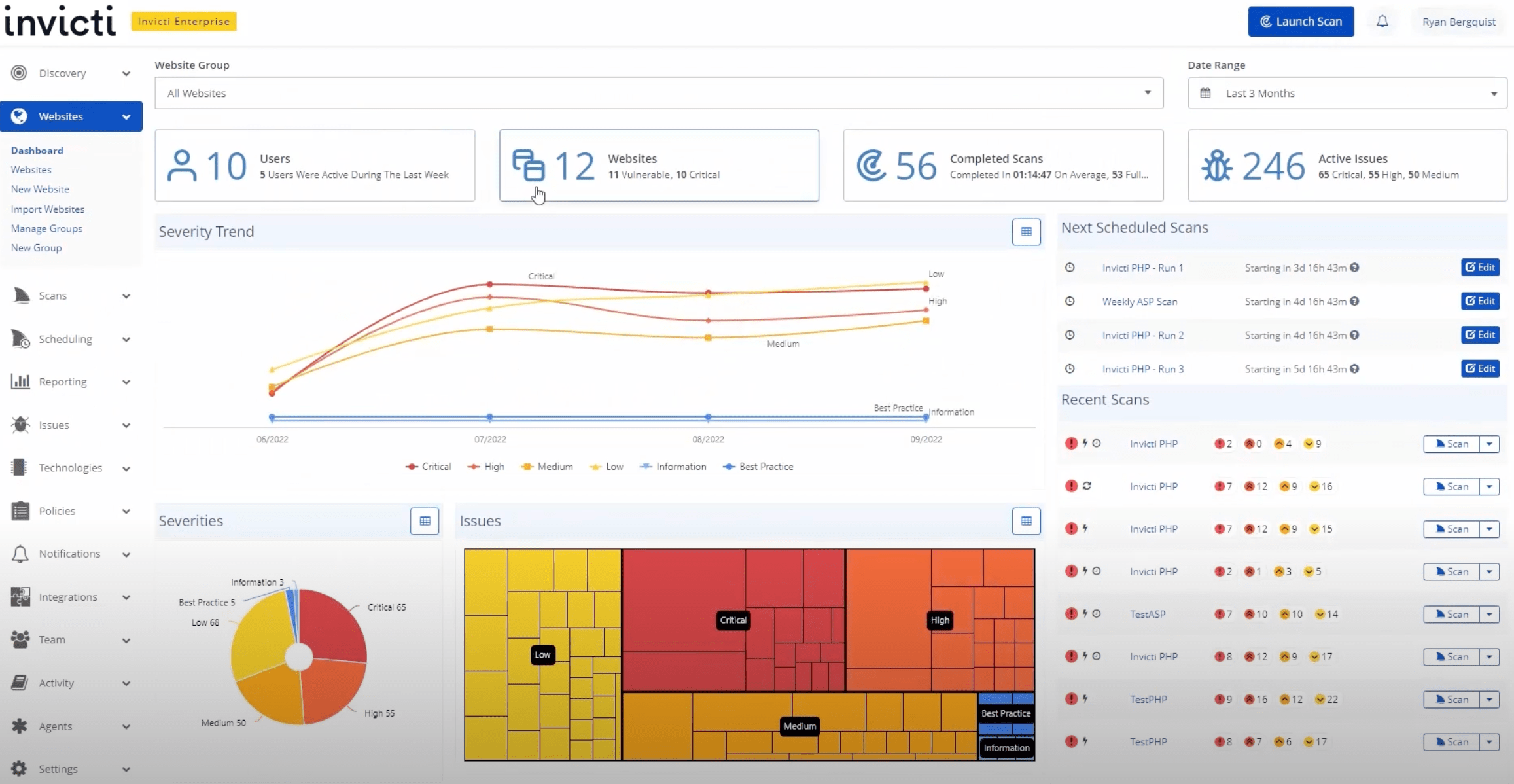 Invicti Platform Screenshot