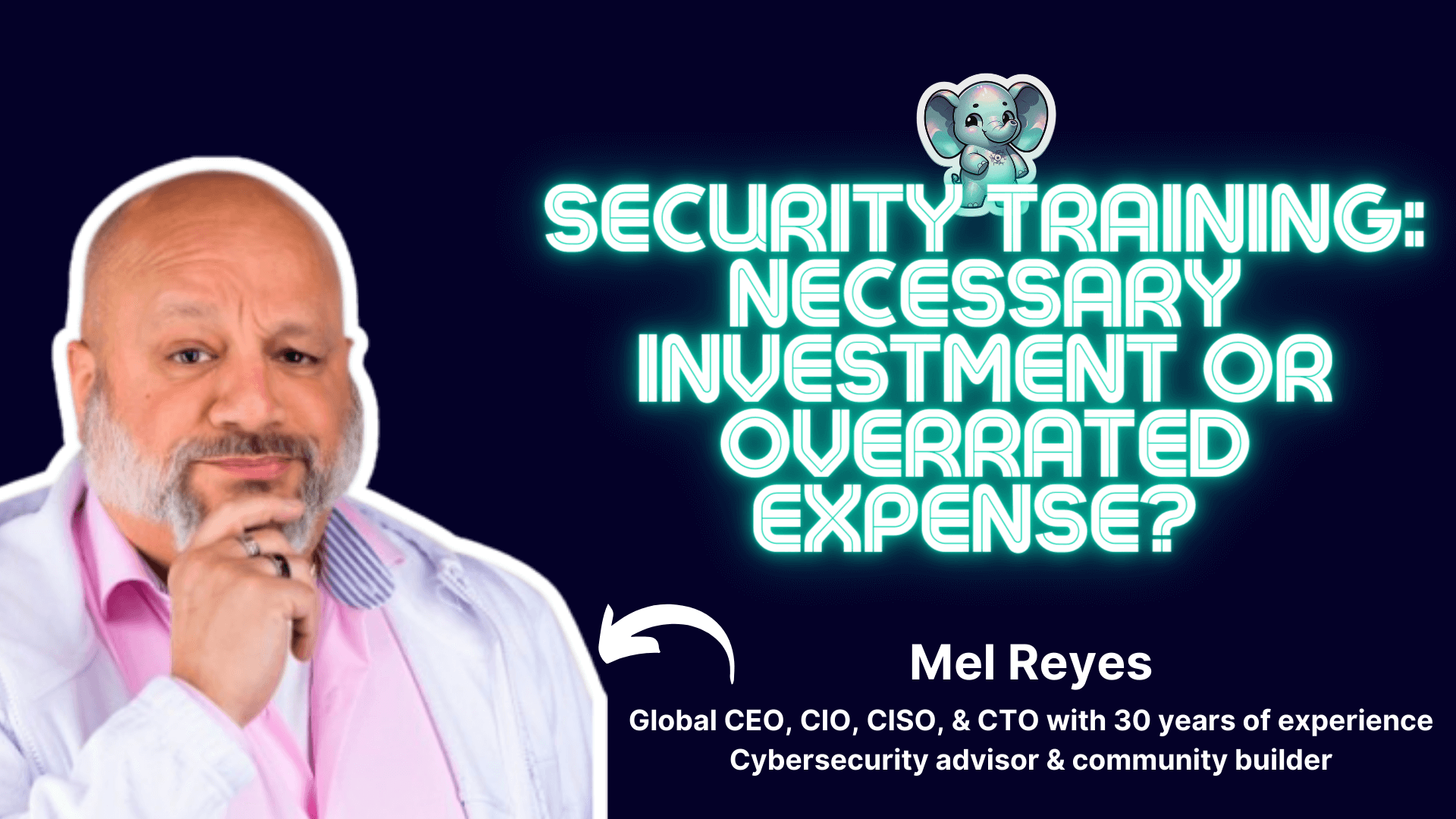 Security training: Necessary investment or overrated expense?⎥Mel Reyes (Global CEO, CIO, CISO, & CTO with 30 years of experience)