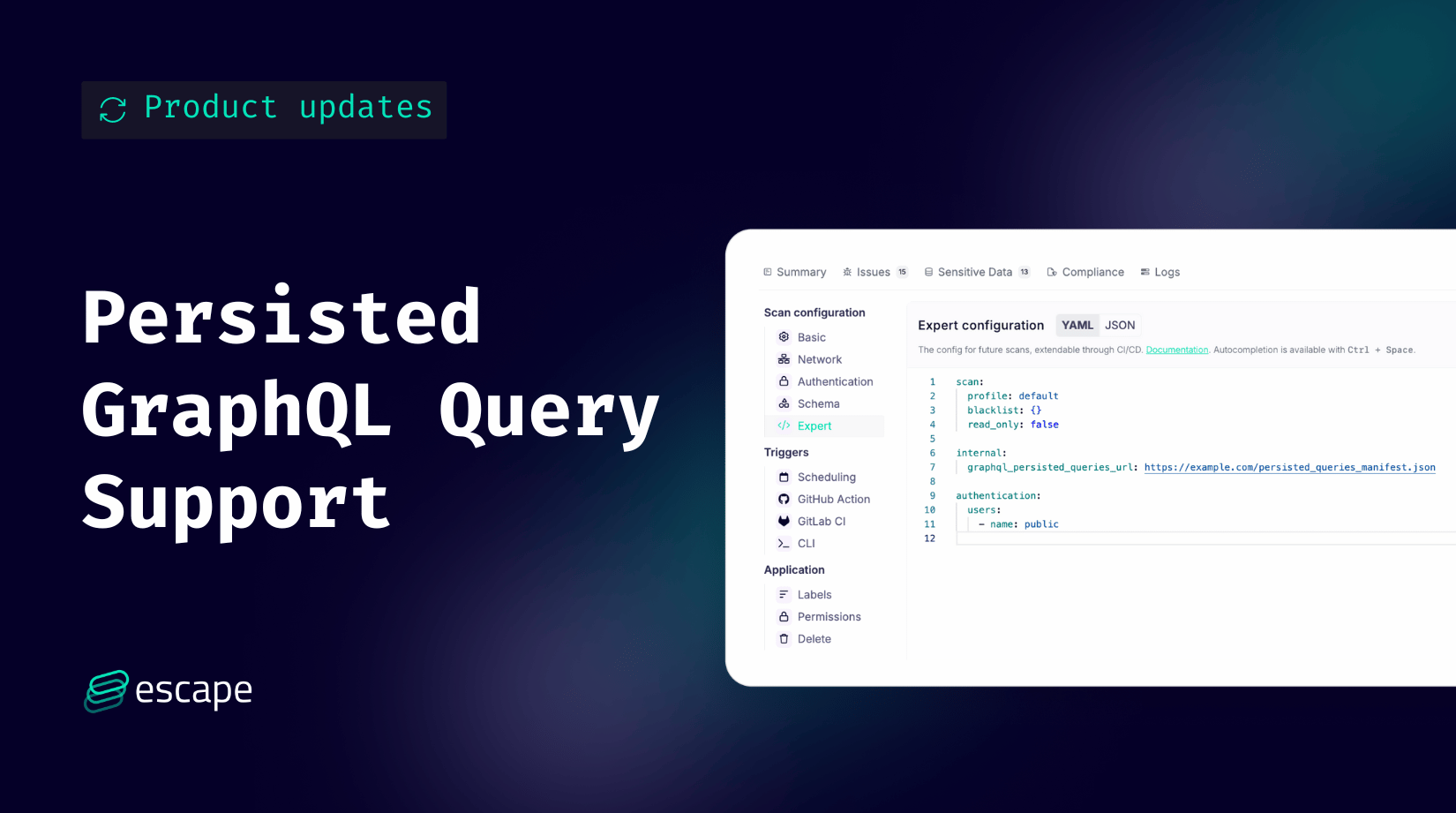 Product Updates: Persisted GraphQL Query Support