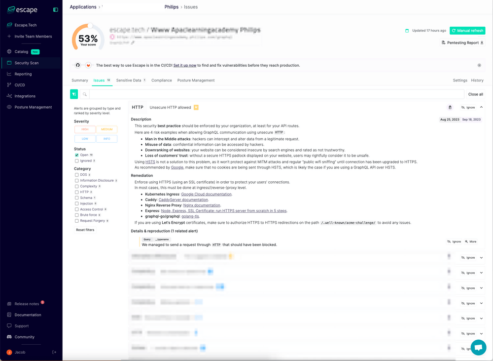 GraphQL API Vulnerability: Philips Security Misconfiguration
