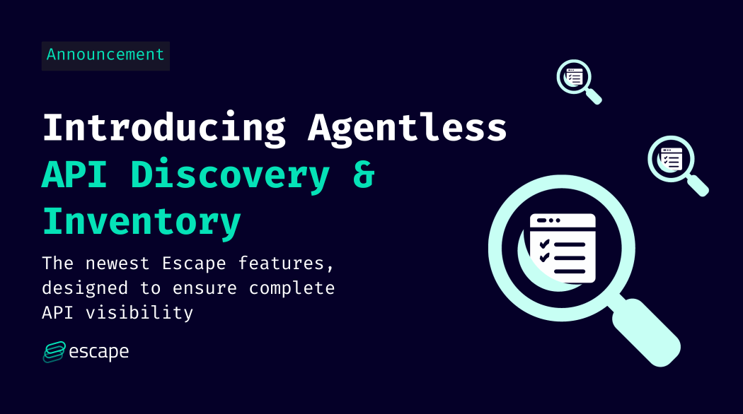Introducing Agentless API Discovery & Inventory