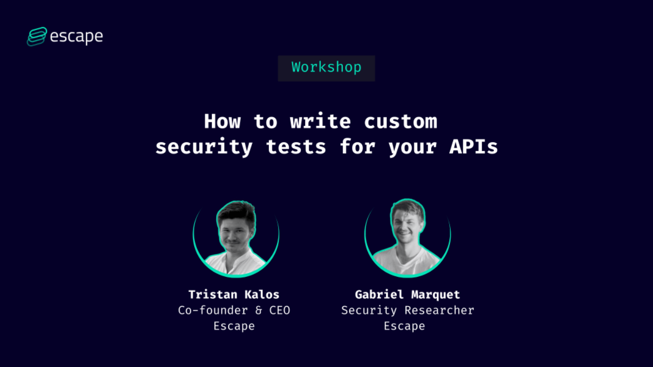 Workshop "How to write custom security tests" - Main Takeaways