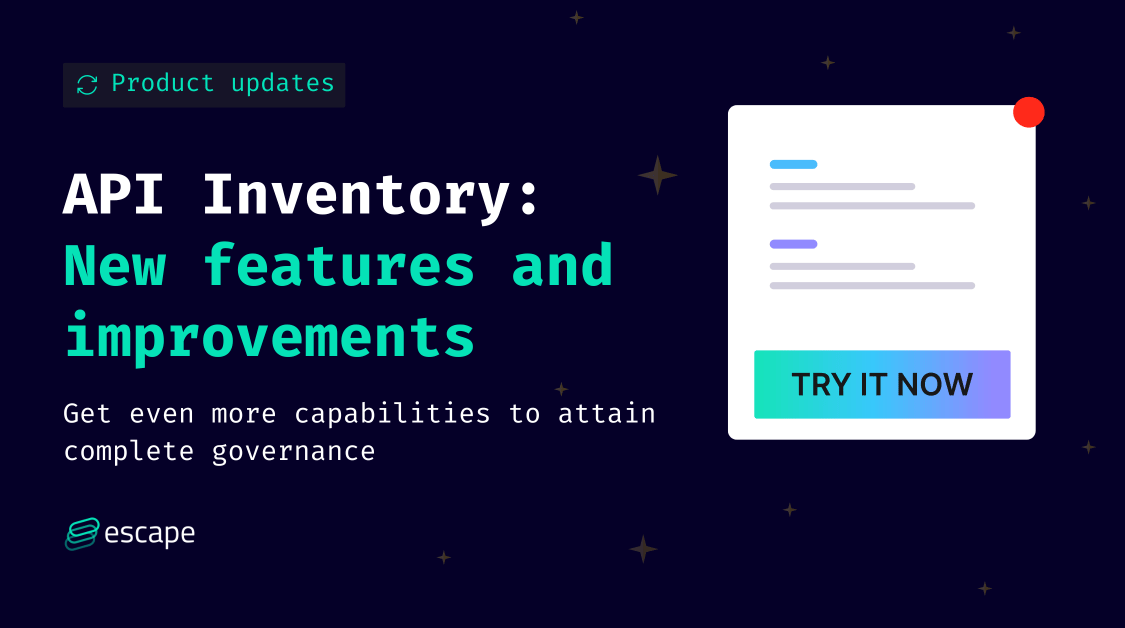 API Inventory: New features and improvements