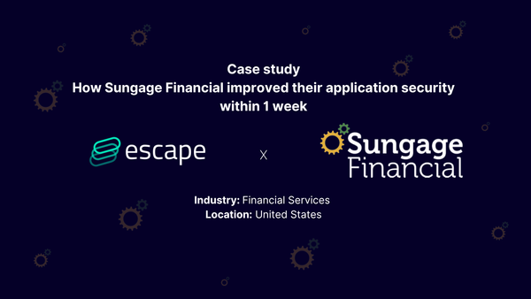 Case Study: How Sungage Financial improved their application security within 1 week