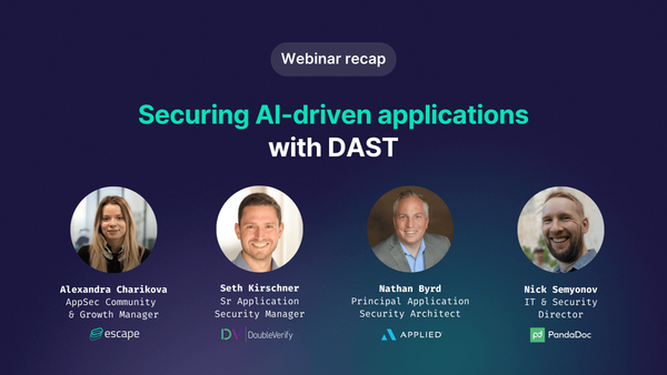 Webinar Recap: Securing AI-Driven Applications with DAST