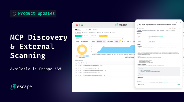 MCP Endpoint Discovery & External Scanning in Escape ASM