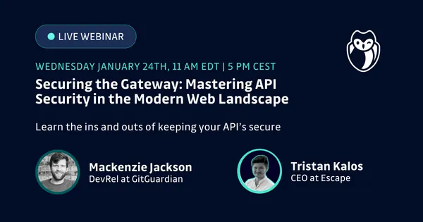 Webinar: Best Practices for API security