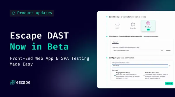SPA security testing: how Escape DAST covers single-page applications